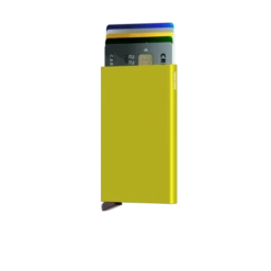Secrid Cardprotector Kaarthouder Lime -Tassen en Pasjes secrid c lime front cards