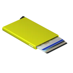 Secrid Cardprotector Kaarthouder Lime -Tassen en Pasjes secrid c lime open
