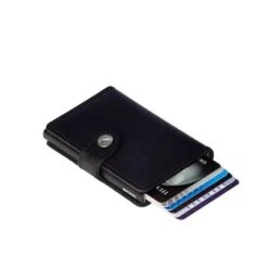 Secrid Mini Wallet Portemonnee Crisple Black -Tassen en Pasjes secrid miniwallet crisple black 2 3d