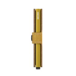 Secrid Mini Wallet Portemonnee Crisple Ochre -Tassen en Pasjes secrid miniwallet crisple ochre side