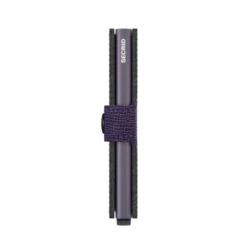 Secrid Mini Wallet Portemonnee Crisple Purple -Tassen en Pasjes secrid miniwallet crisple purple side