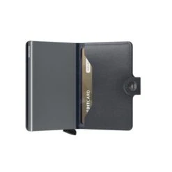 Secrid Slim Wallet Portemonnee Original Grey -Tassen en Pasjes secrid miniwallet original grey semi open 1