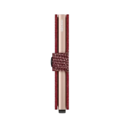 Secrid Mini Wallet Portemonnee Sparkle Red -Tassen en Pasjes secrid miniwallet sparkle red side