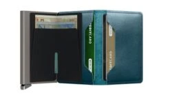 Secrid Premium Slim Wallet Portemonnee Dusk Teal -Tassen en Pasjes secrid premium slimwallet dusk teal open