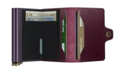 Secrid Premium Twin Wallet Portemonnee Dusk Bordeaux -Tassen en Pasjes secrid premium twinwallet dusk bordeaux open