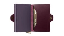 Secrid Premium Twin Wallet Portemonnee Dusk Bordeaux -Tassen en Pasjes secrid premium twinwallet dusk bordeaux semi open
