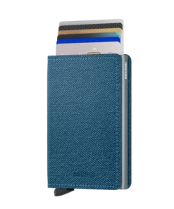 Tassen en Pasjes -Tassen en Pasjes secrid slimwallet twist jeans blue front cards