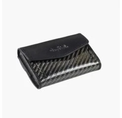 Tony Perotti Furbo Leren Pasjeshouder Met Kleingeldvak Carbon Zwart -Tassen en Pasjes tc 3700 zw b