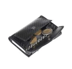 Tony Perotti Furbo Leren Pasjeshouder Met Kleingeldvak Carbon Zwart -Tassen en Pasjes tc 3700 zw b2