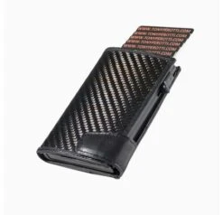 Tony Perotti Furbo Leren Pasjeshouder Met Kleingeldvak Carbon Zwart -Tassen en Pasjes tc 3700 zw f3