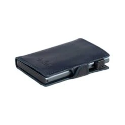 Tony Perotti Furbo Leren Pasjeshouder Blauw -Tassen en Pasjes te 4000 bl f2