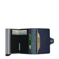 Secrid Twin Wallet Portemonnee Veg Navy / Silver -Tassen en Pasjes twvegnav2