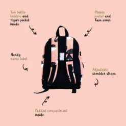 Little Legends Kinderrugzak Zwaan -Tassen en Pasjes usp swan achterkant