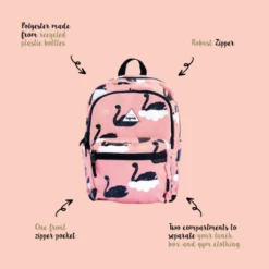 Little Legends Kinderrugzak Zwaan -Tassen en Pasjes usp swan voorkant