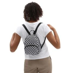 Vans Wm Got This Mini Backpack Black White -Tassen en Pasjes vans mini black white