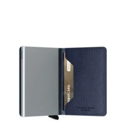 Secrid Slim Wallet Portemonnee Veg Navy / Silver -Tassen en Pasjes vegnavysilver slim 1