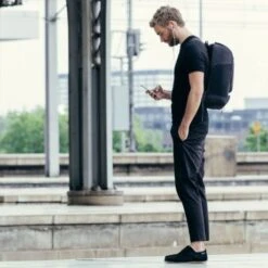 Salzen Alpha Backpack Leather Charcoal Black -Tassen en Pasjes zen bac 005 801 30zen bac 005 801 30 1542378243342